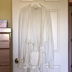 White cardigan